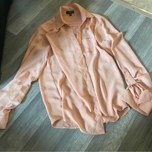 The Limited Ashton Peach Blouse